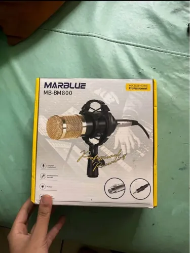 Microfone Condensador Marblue MB-BM800 - Profissional