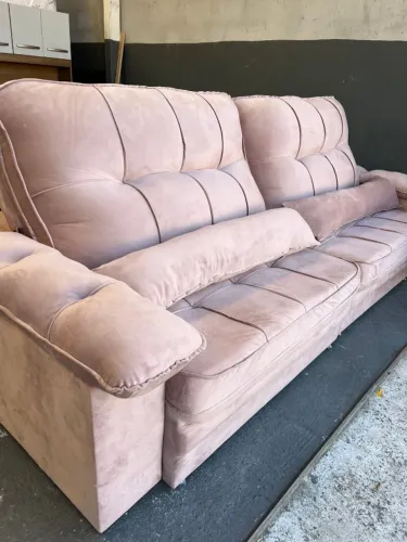 Sofá Rosa Gigante Super Confortável NOVO FRETE GRÁTIS