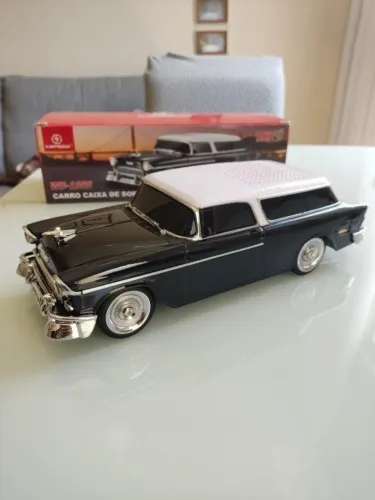 Caixa de Som Carro Clássico - Bluetooth Usb Rádio Fm
