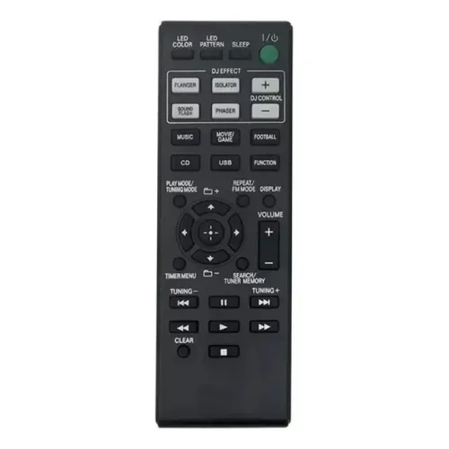 Controle Para Mini System Sony Mhc Gpx3 / Mhc-Gpx5 /Mhc-Gpx7 - Novo