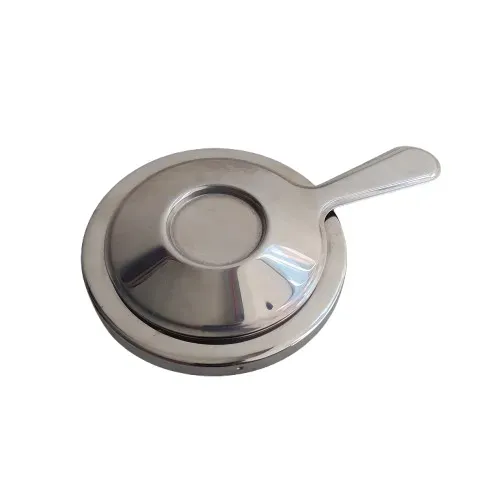 fogareiro para fondue tramontina em aço inox com regulador de chama