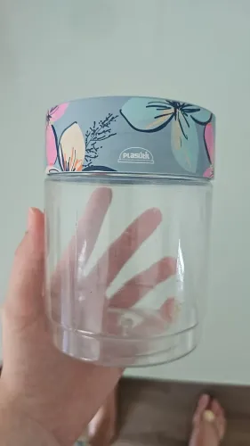 Pote de plástico 