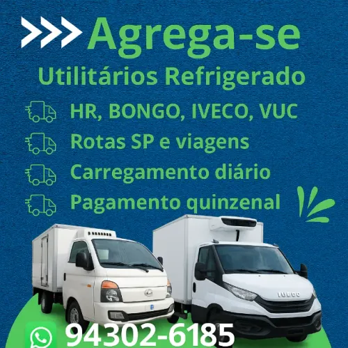 Agrega-se veículos refrigerados, Operação Cozinha Industrial.