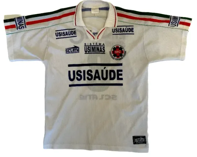 Camisa original de jogo do Ipatinga de 1999, usada por jogador número 8