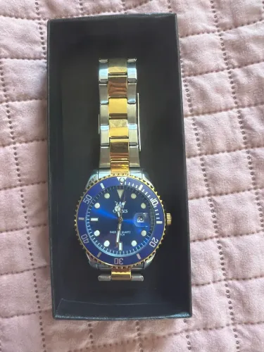 Relógio Olevs estilo SUBMARINER sem bateria