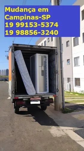 Transporte de móveis com Caminhão Baú em Campinas-SP e cidades da região