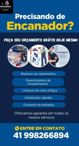 Encanador profissional 