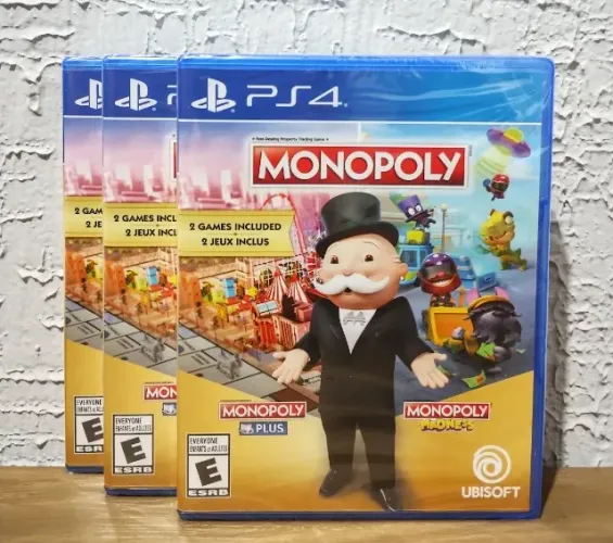 (Lacrado) Monopoly Plus + Monopoly Madness Ps4 (Aceitamos jogo usado como pagamento)