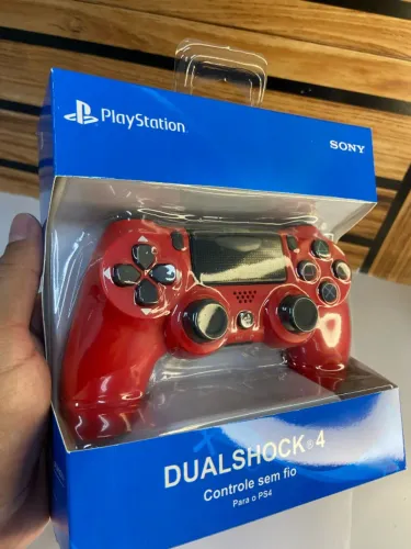 Controle Ps4 Sem Fio Vermelho an4