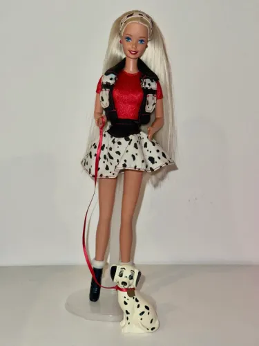 Barbie Disney 101 Dálmatas Mattel 1997 Vintage Rara + Suporte de Brinde
