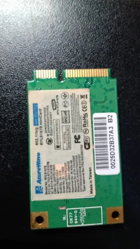 Placa Wi-Fi Mini PCIe AzureWave Realtek RTL8187B ? AW-GU702
