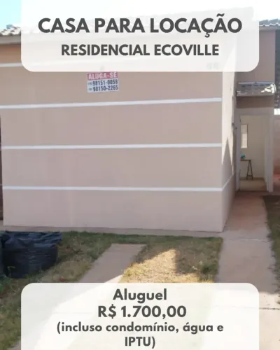 Casa em condomínio Eco Ville - Presidente Prudente