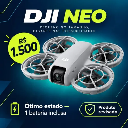 Drone DJI Neo ? Ótimo Estado + 1 Bateria