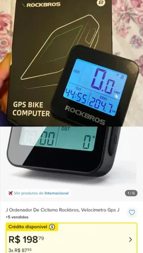 GPS velocímetro rockbros