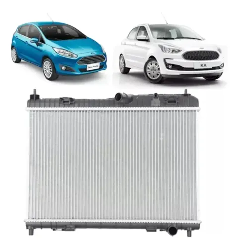 Radiador New Fiesta Novo Ka 2011 2012 2013 2014 2015 16 2017