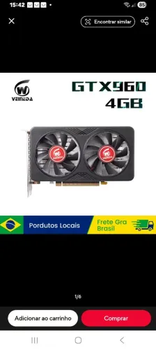 Placa de video Gtx960 4gb
