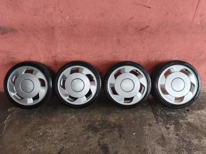 Rodas aro 17 orbital gomão novas furacão 4/100