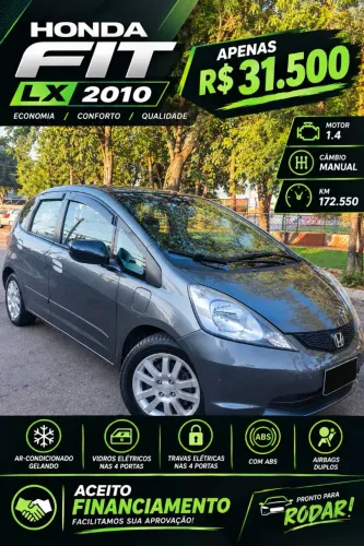 Honda Fit LX 1.4/ 1.4 Flex 8v/16v 5P Mec. 2010