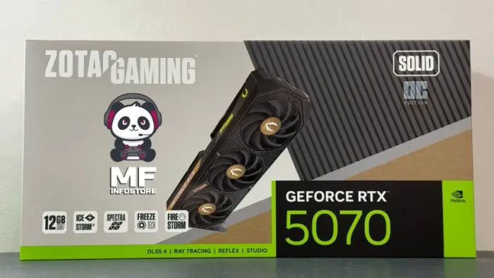Placa de Vídeo RTX 5070 12GB Zotac Solid - NOVA