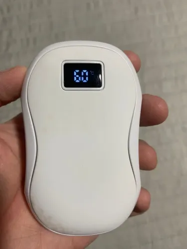 Powerbank + Aquecedor de Mão Digital N20 Branco