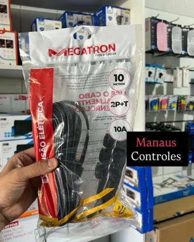 Extensão Elétrica 10M de comprimento Megatron 