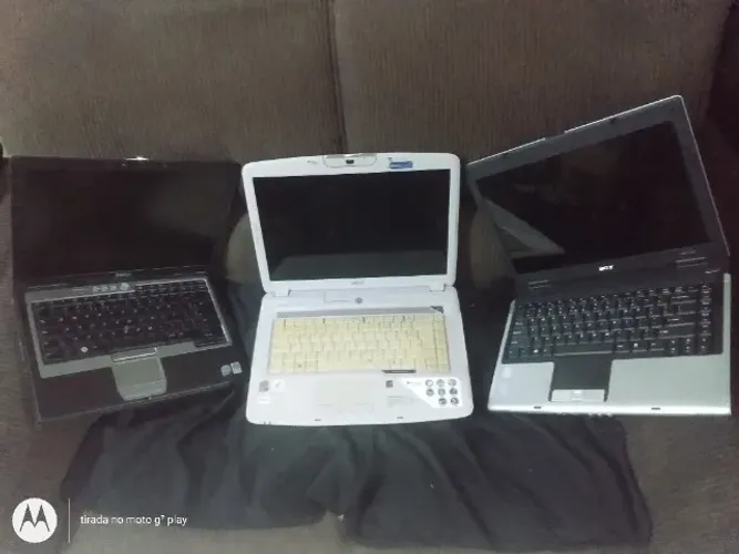 notebooks Acer e Dell lote com 03 unidades no estado leia toda descrição do anuncio