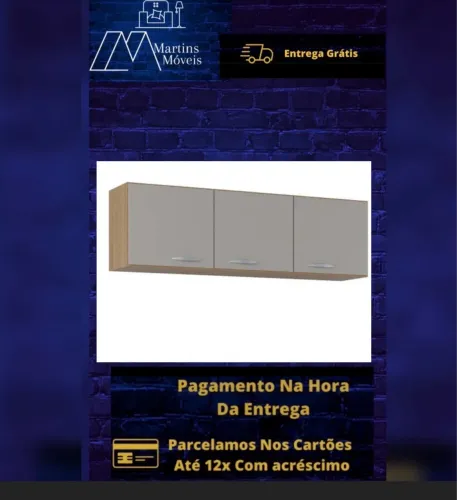 GRANDE PROMOÇÃO* ARMÁRIO AÉREO NOVO ENTREGA GRÁTIS ACEITA CARTÃO