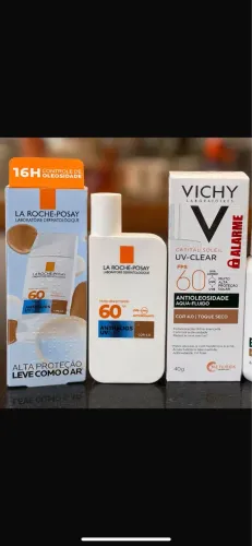 KIT PROTEÇÃO SOLAR FPS 60 - La Roche-Posay + Vichy | Cor 4.0