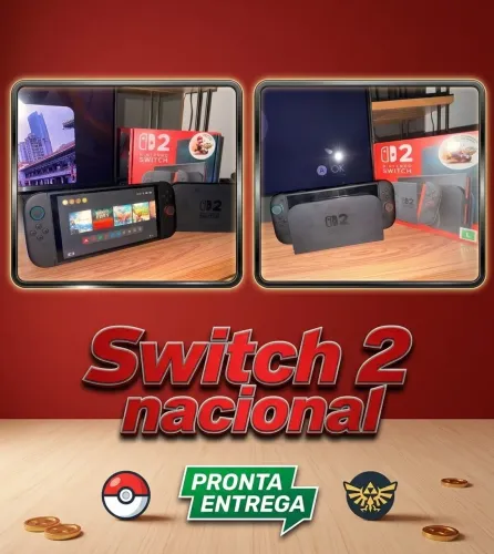 Switch 2 nacional 12x no cartão