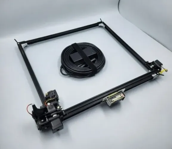 CNC LASER 7W EFETIVA (10W NOMINAL) - ÁREA ÚTIL 400MM - CORTA MDF 3MM
