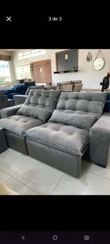 Sofá retrátil e reclinável direto da fábrica 