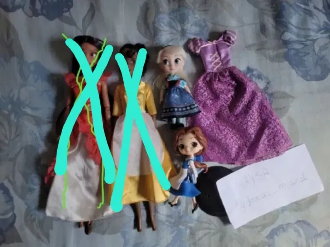Lote disney elsa bela rapunzel