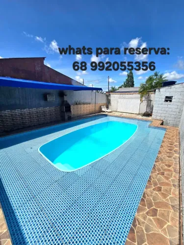 Espaço para Eventos com piscina grande