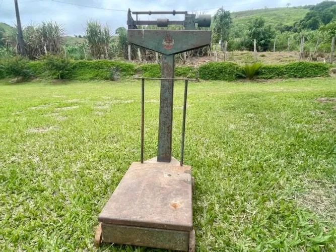 Balança de pesar produtos agrícolas