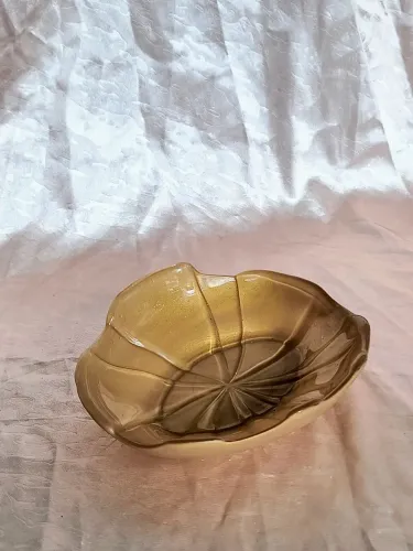 centro de mesa em vidro trabalhado lindo antigo antiquario decoração vintage casa murano