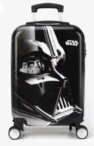 mala de viagem com rodinhas com estampa do darth vader star war