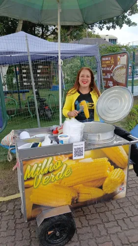 Carrinho multiuso para ambulante