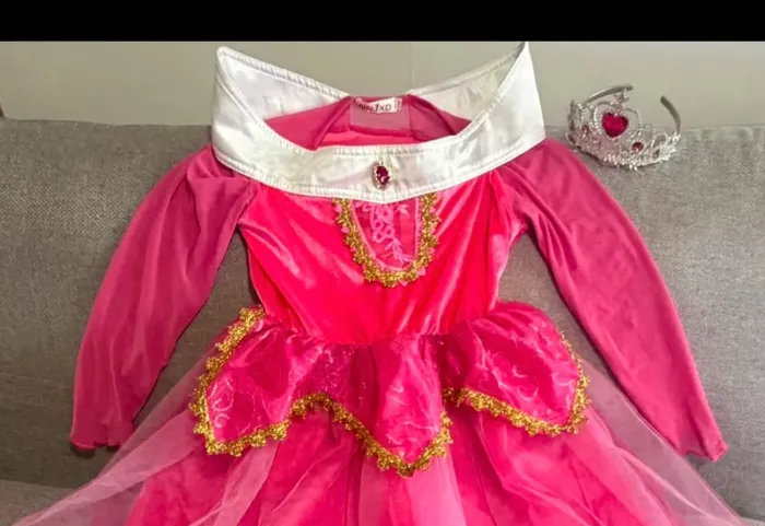 Vestido princesa + acessórios