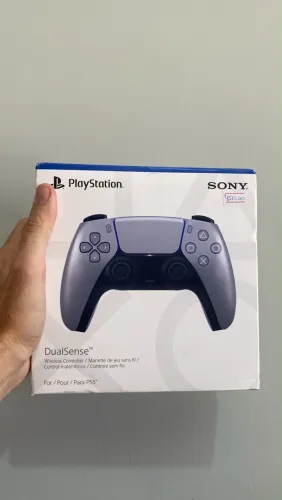 Controle ps5 Novo Silver