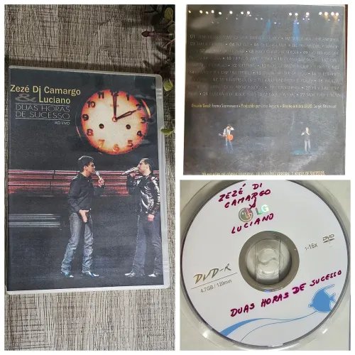 DVD ZEZÉ DI CAMARGO & LUCIANO - DUAS HORAS DE SUCESSO AO VIVO