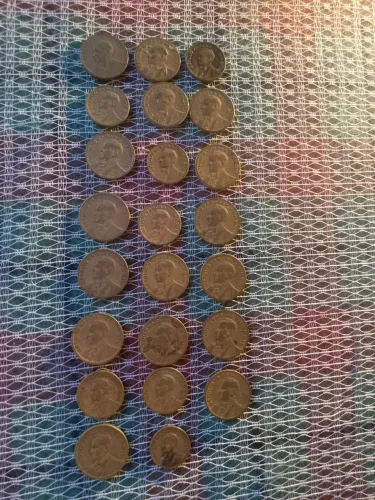 Lote 22 Moedas antigas Brasil -Cruzeiro anos40/50.