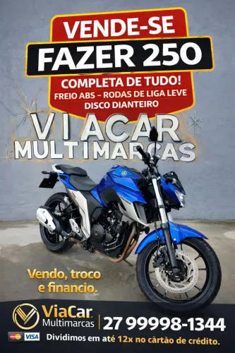Fazer 250 cilindrada