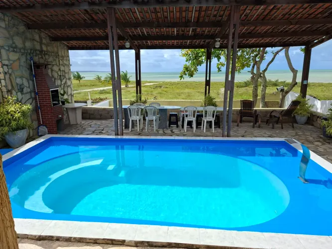 Casa de praia-temporada Ponta de Pedras (Sítio) com piscina PACOTE- FINAL DE SEMANA 1.450