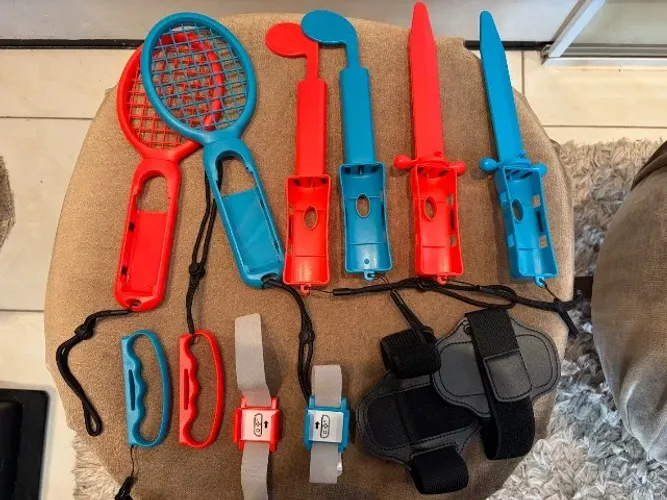 Acessórios 12 em 1 para jogar Nintendo Sports