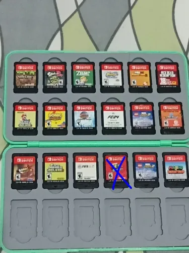 Jogos físicos para Nintendo switch sem caixa