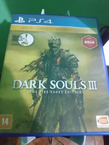 Dark Souls 3 Fire fades edition versão ps4.