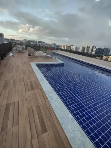 Alugo apartamento com 2 quartos,  todo mobiliado, na Jatiúca, Maceió-AL.