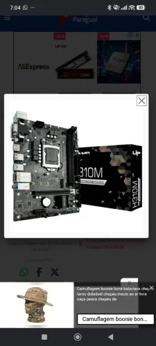 Placa Mãe Up Gamer H310M, Intel LGA 1151, M-ATX, DDR4, M.2 Nvme, UP-H310M
