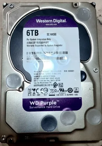 HD Western Digital Purple 6TB Novo para DVR/NVR