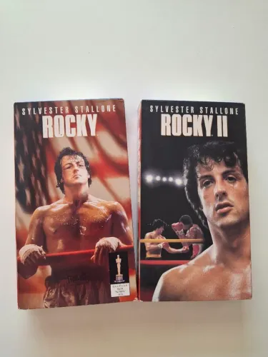 Dois VHS original (Rocky l e ll) edição coleção! Itens raros. Originais